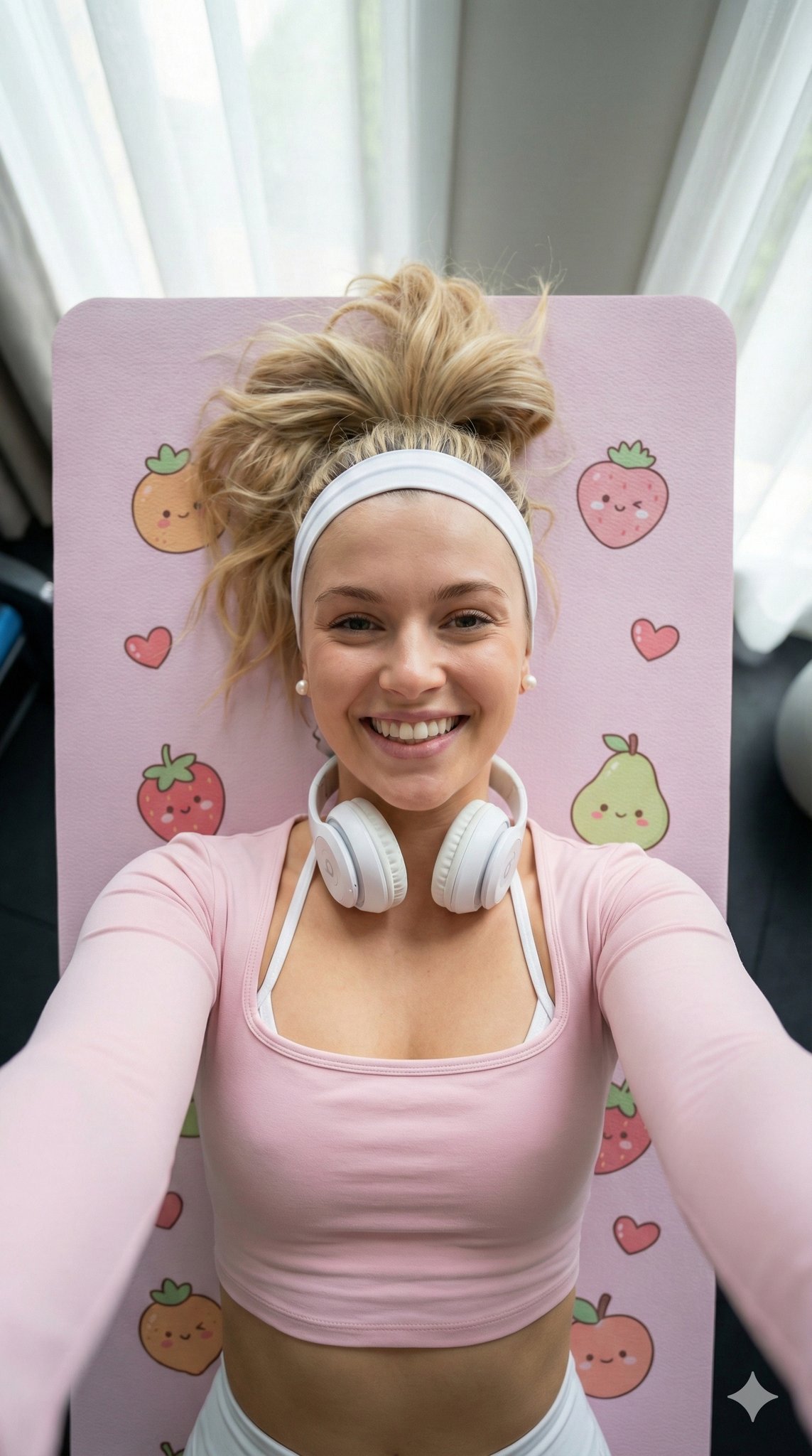 瑜伽健身网红自拍