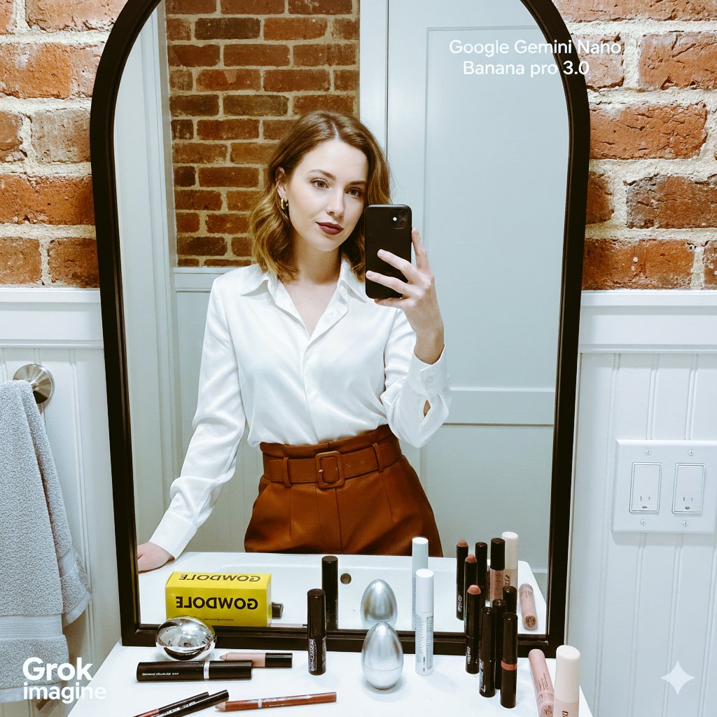 年轻女性室内自拍