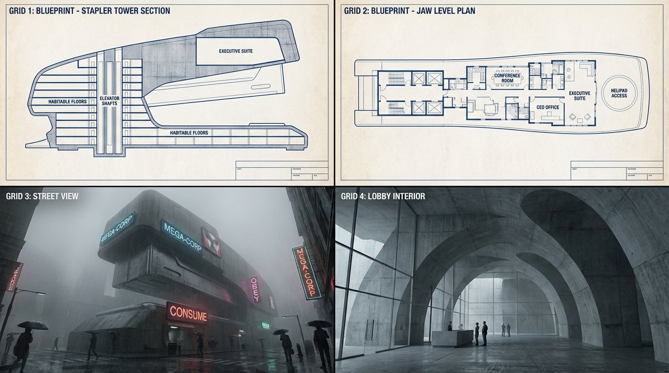 日常物体变身建筑