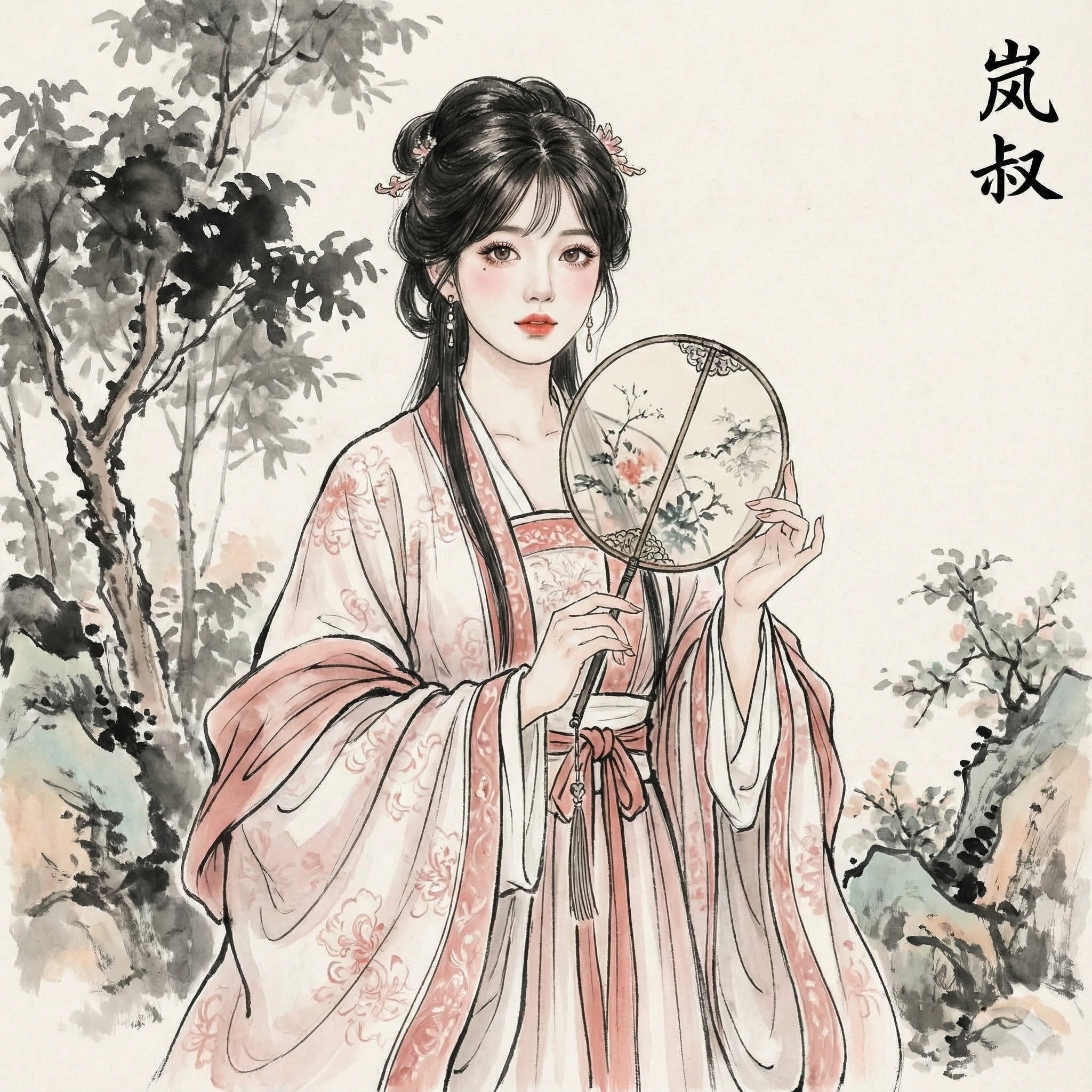 中国水墨画风格创作