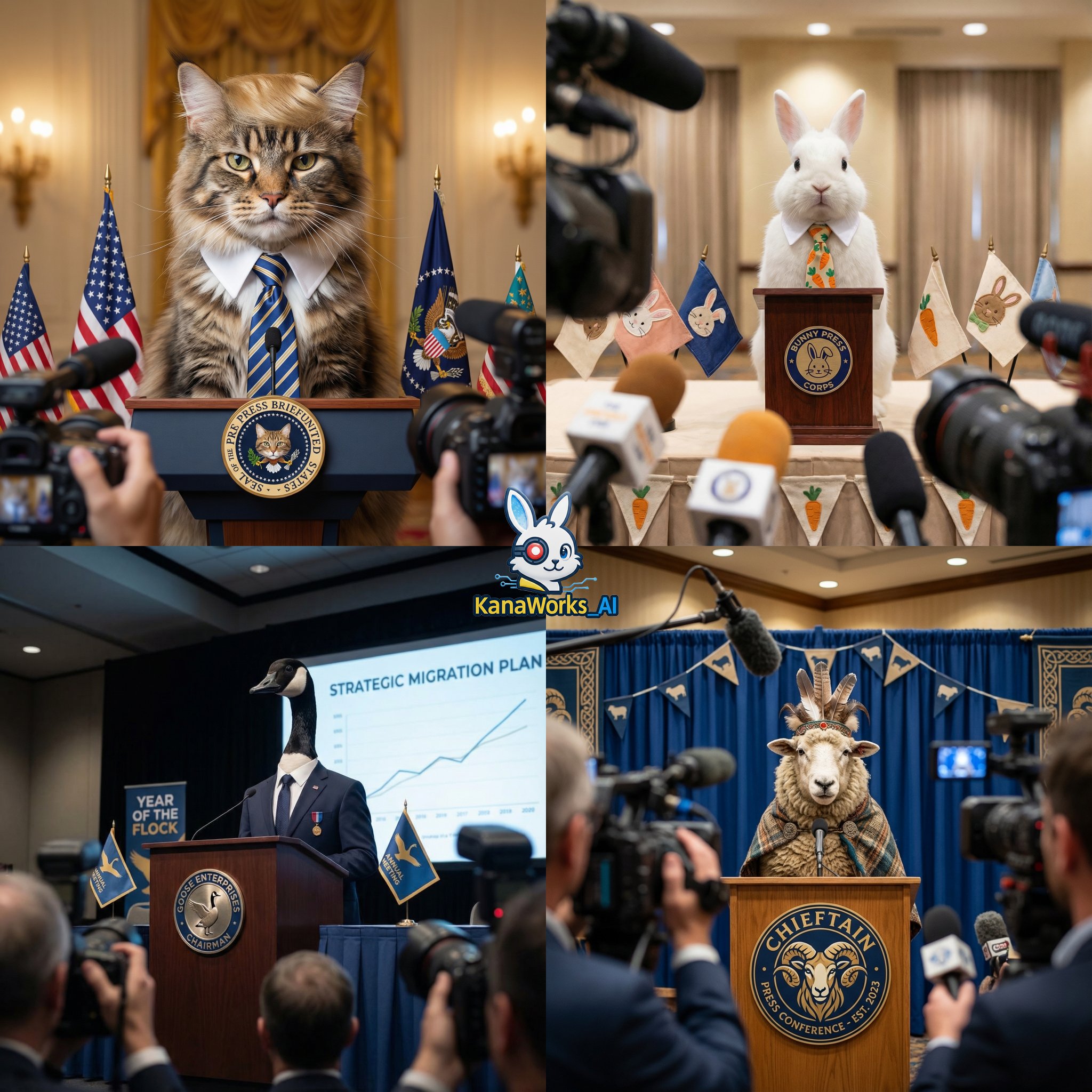 缅因猫总统新闻发布会