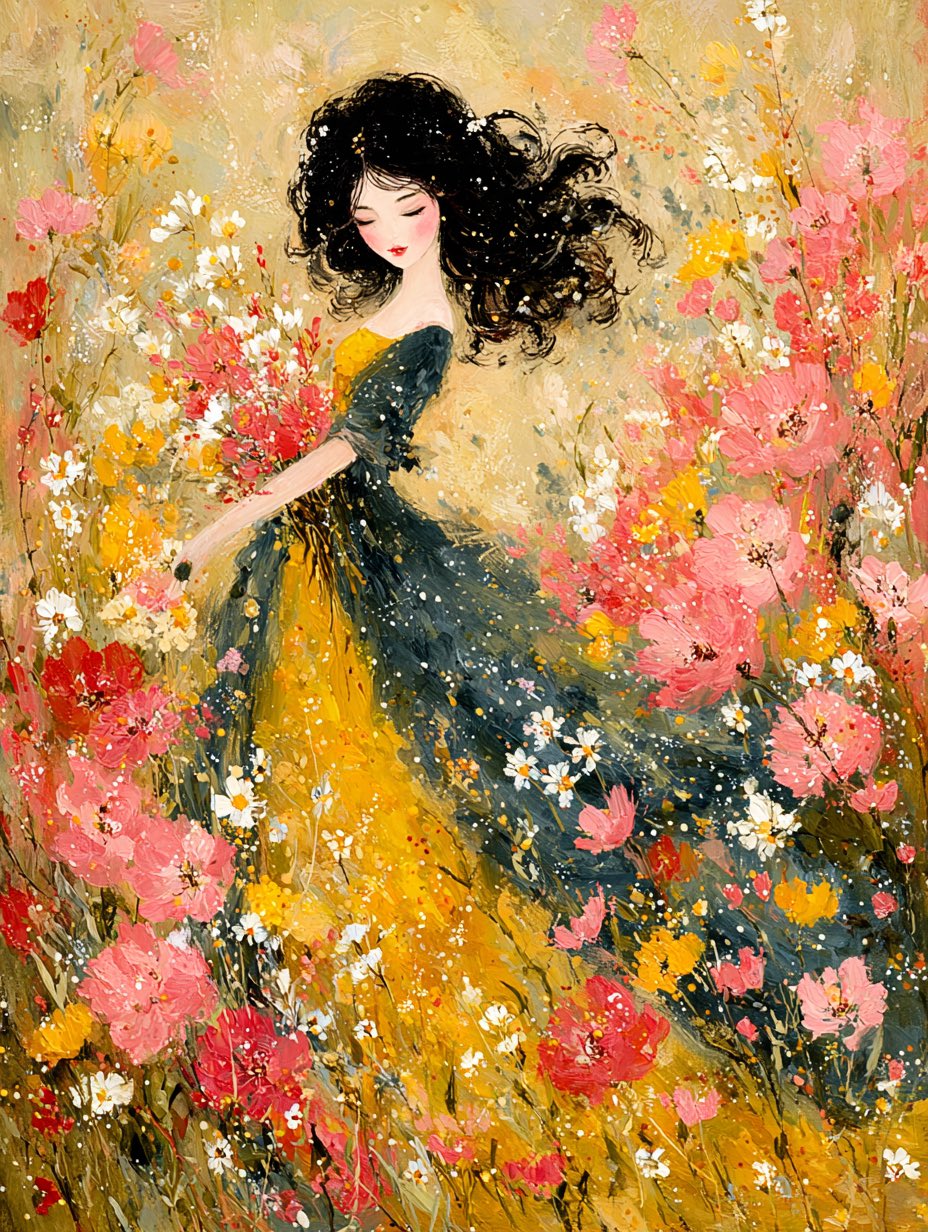 梦幻般静谧的舞者