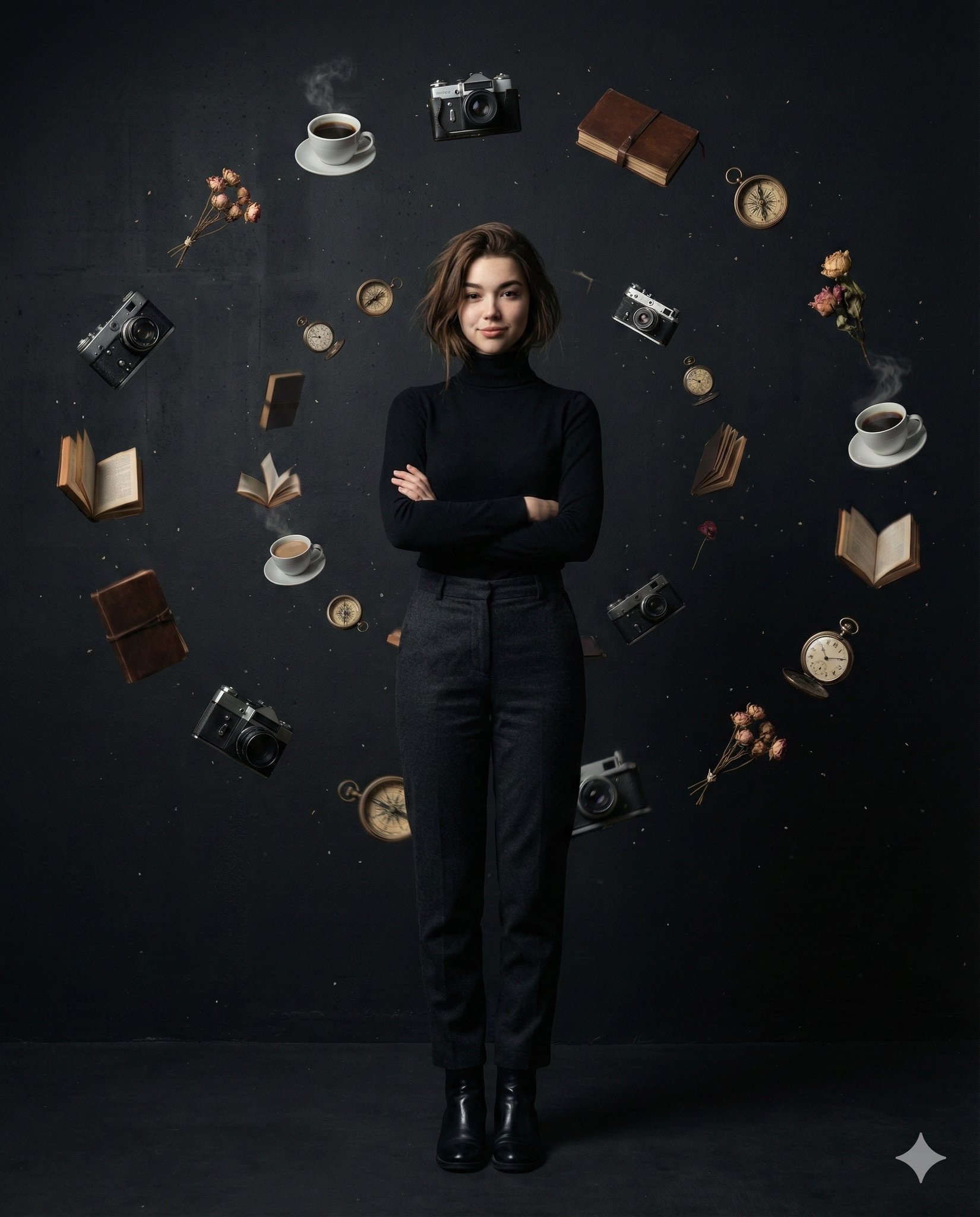 Google Gemini Nano banana Pro - 女性超现实摄影