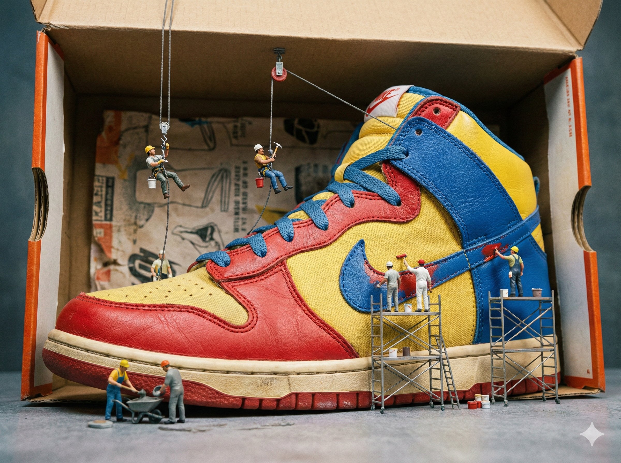 潮流工业风&mdash;&mdash;潮流球鞋工地