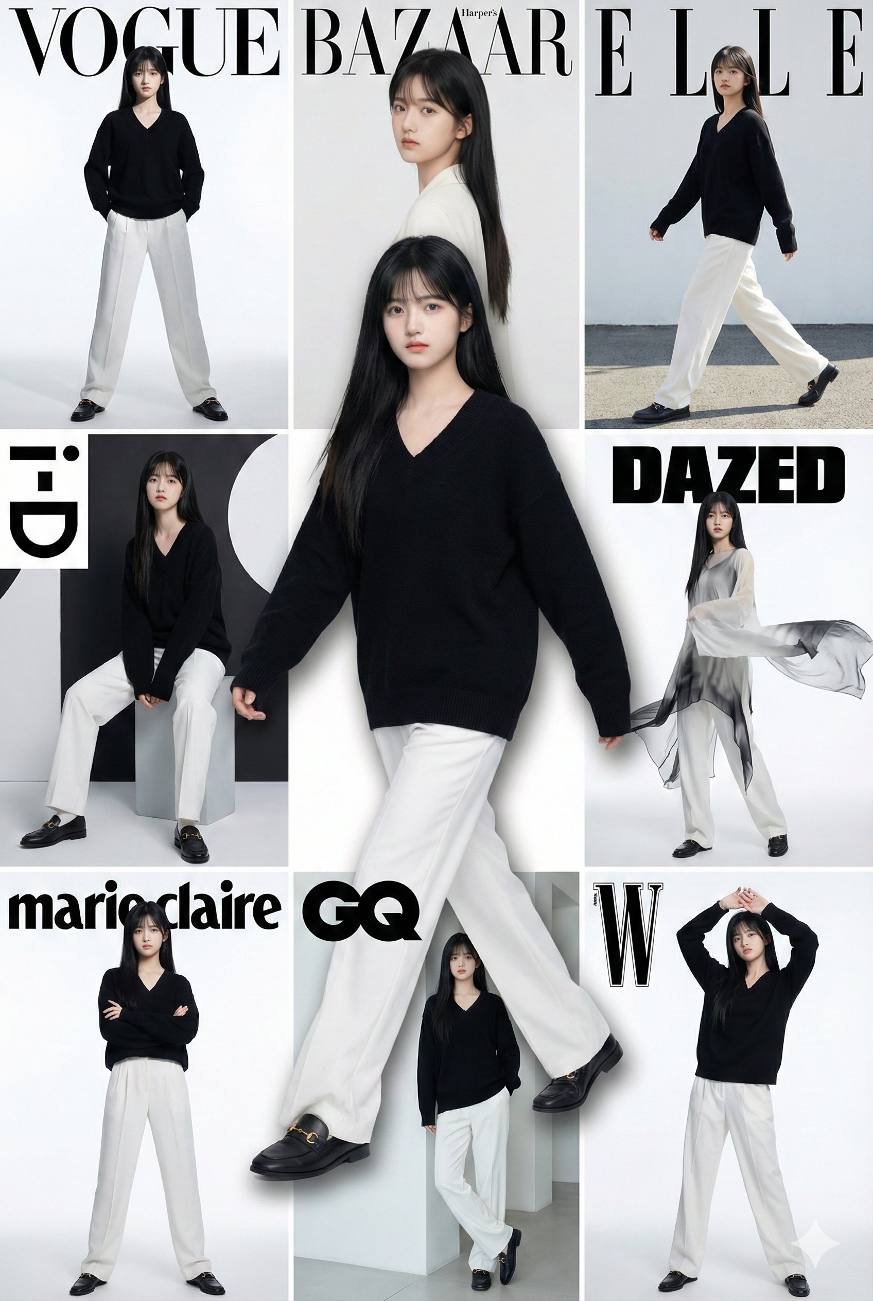 3x3九宫格+3D弹出Prompt结构分析