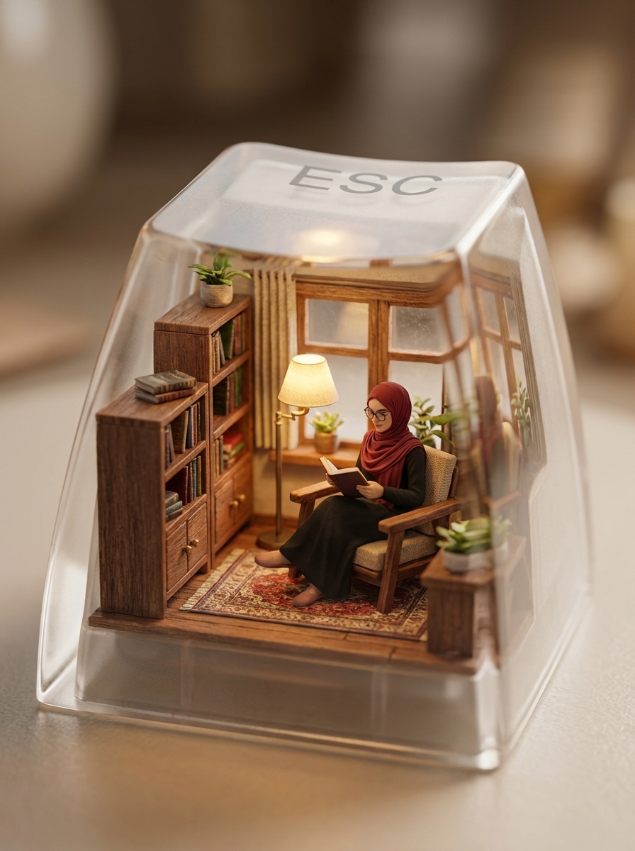 逃离人群，使用Nano Bnanana Pro在LeonardoAi上创建的图像