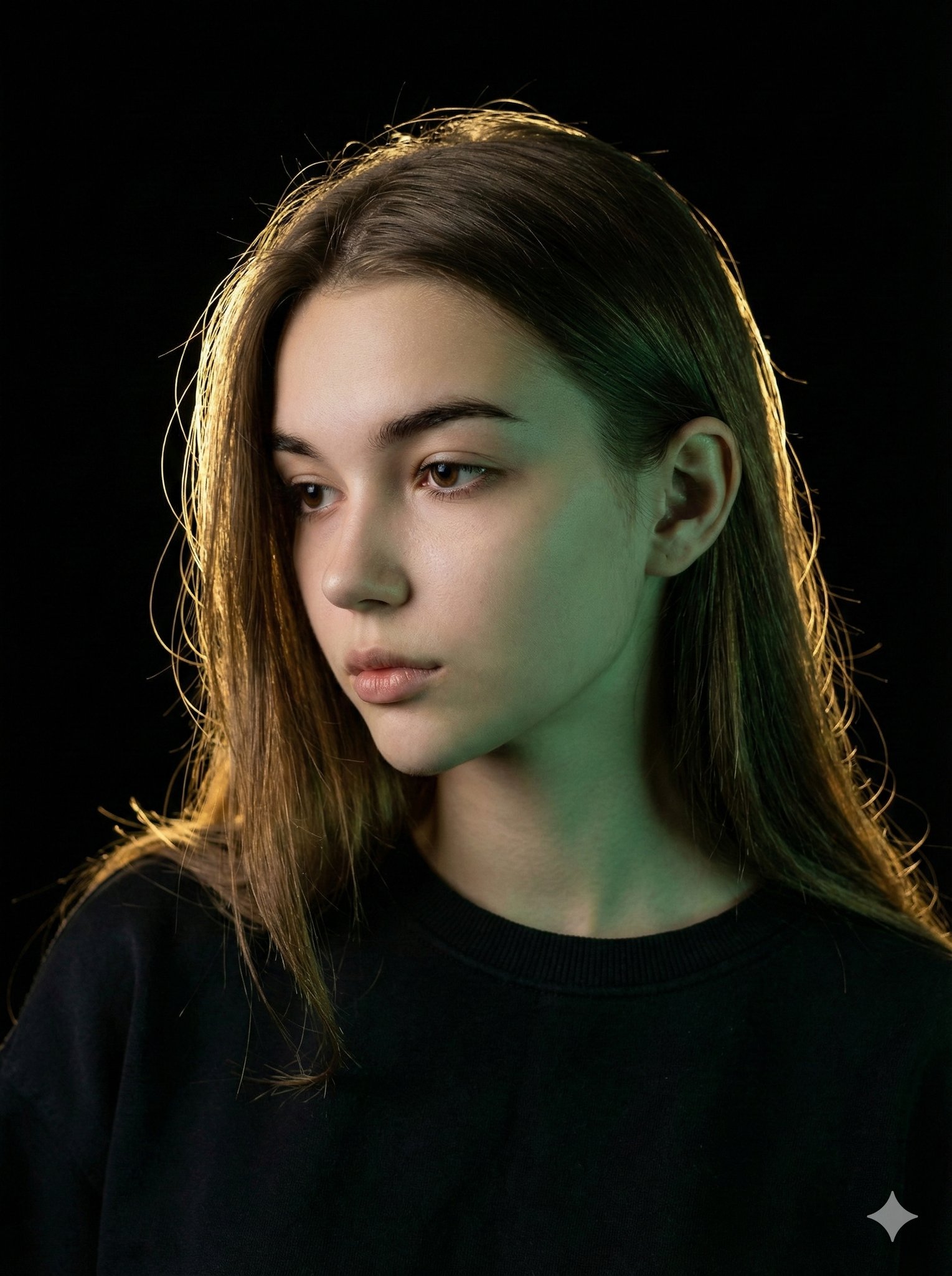 艺术化超写实女性肖像