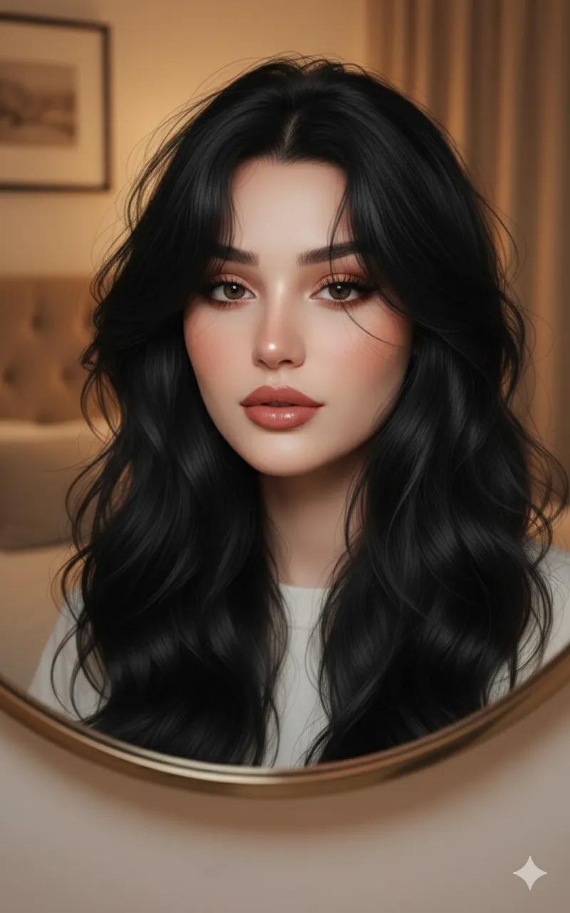 超现实主义风格的美女肖像