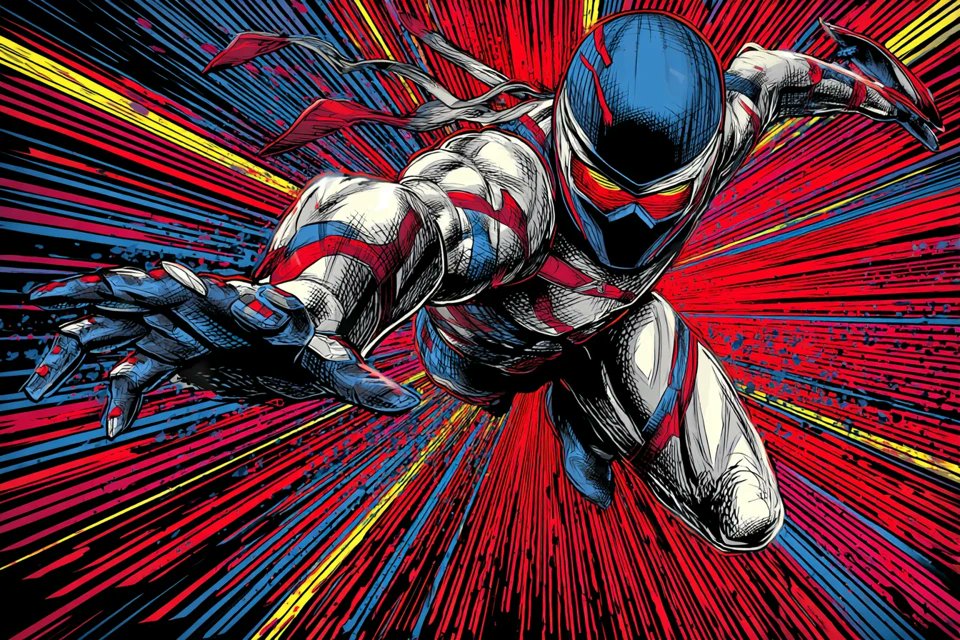 经典漫画风格插画