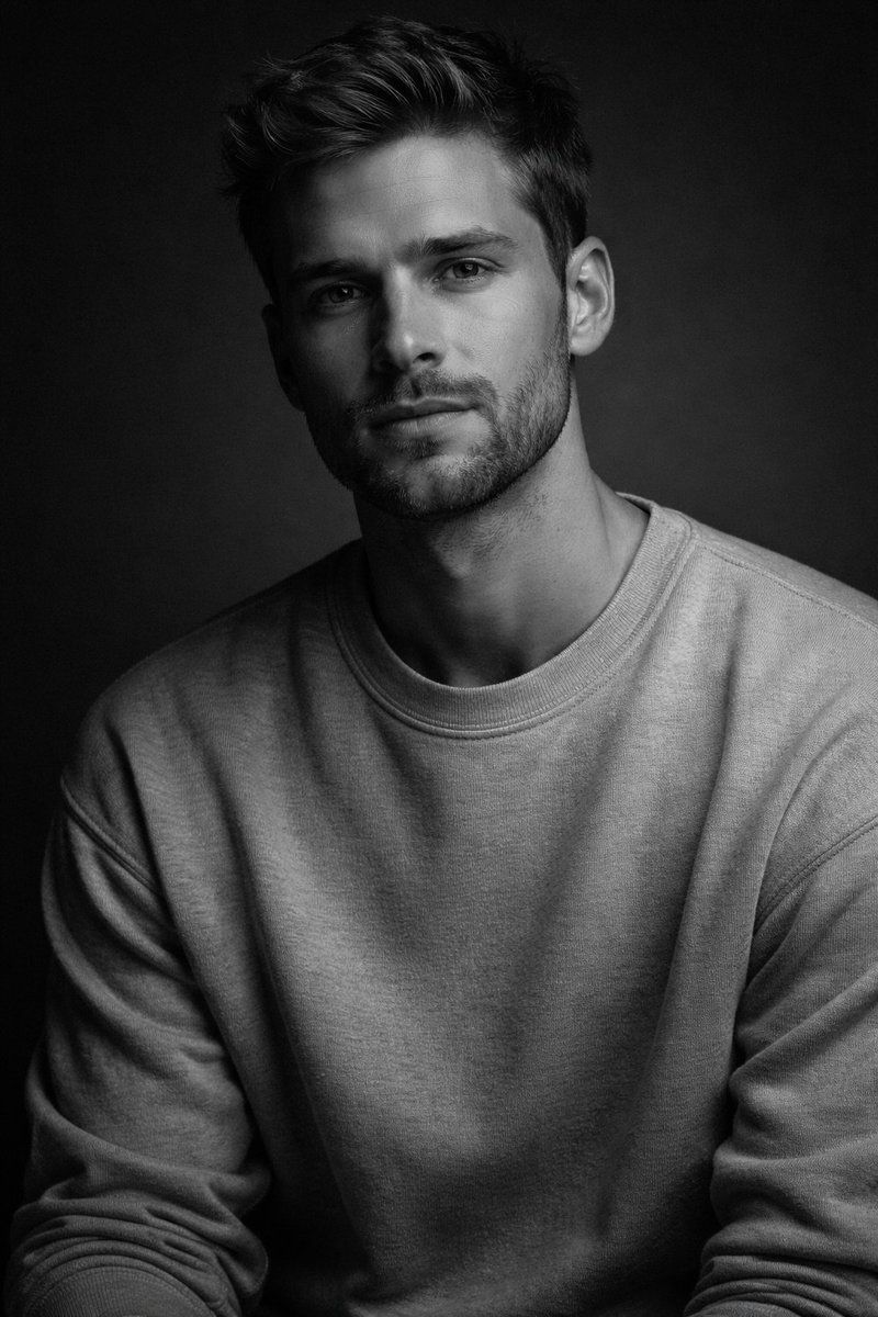 男性单人静物肖像