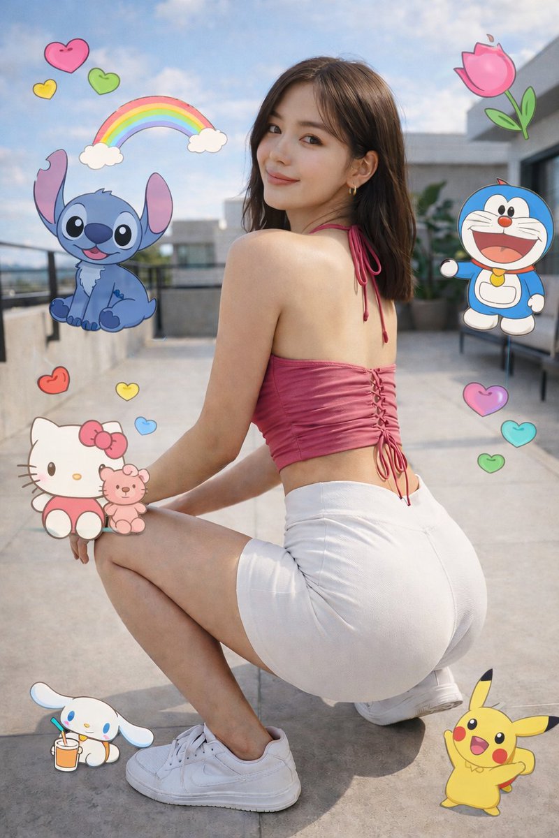 现代屋顶露台时尚摄影