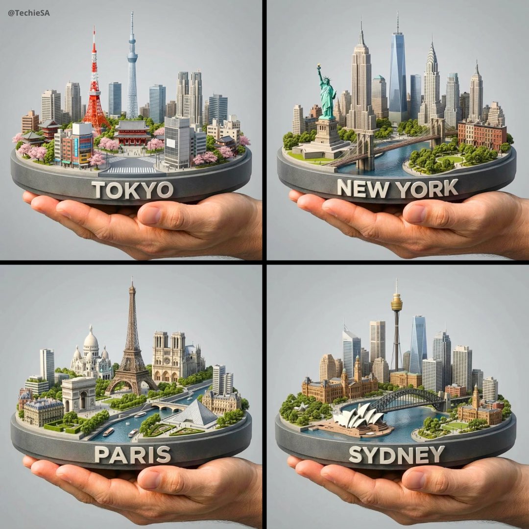 3D迷你城市模型