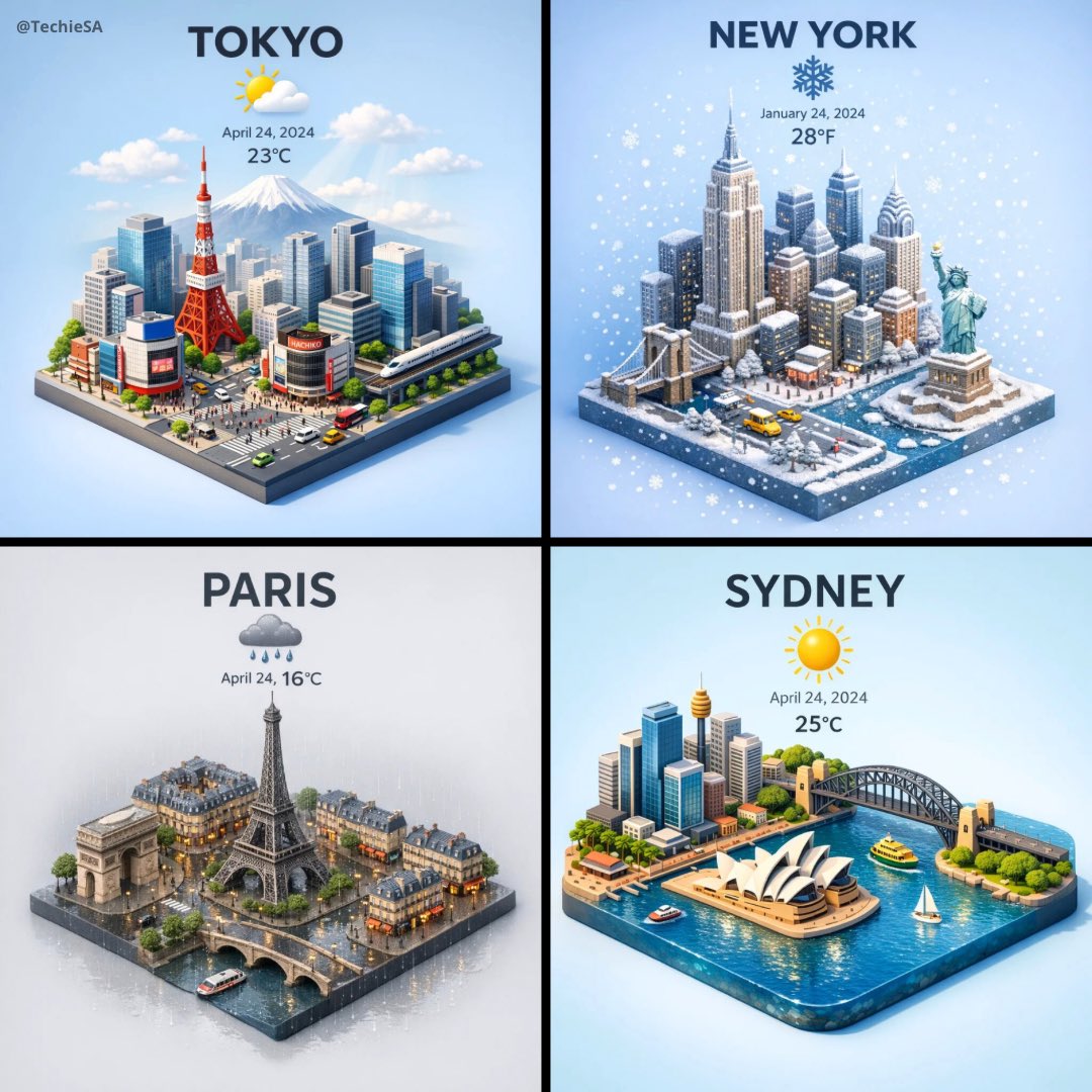 基于GPT-1.5的3D天气提示效果