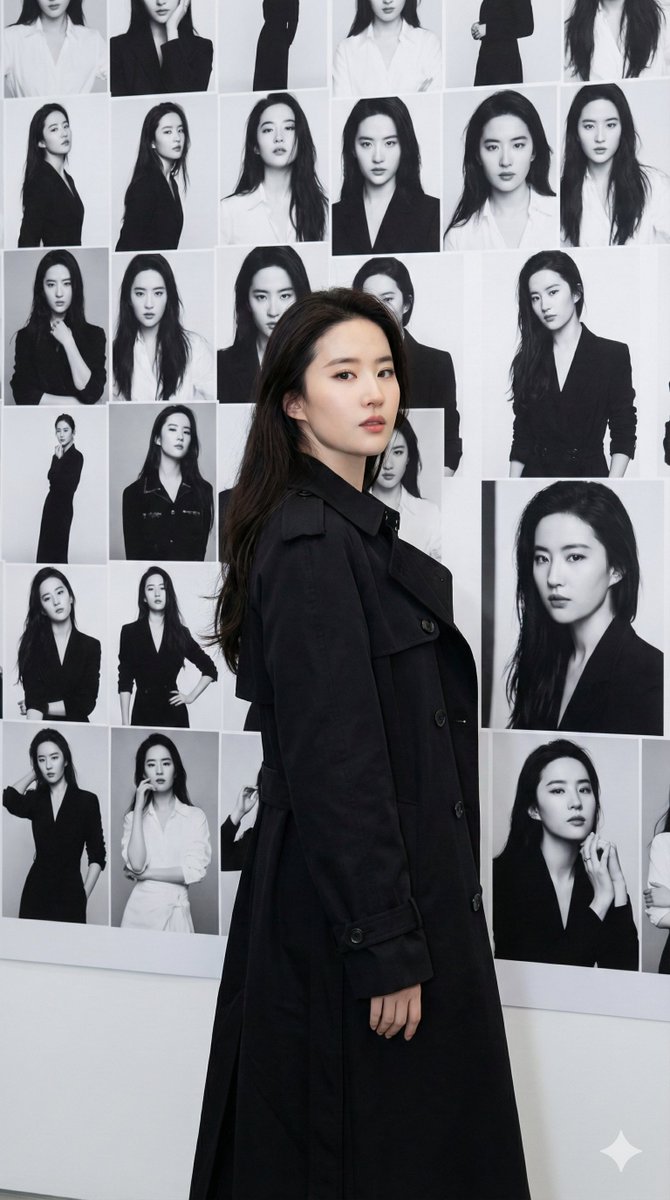 时尚肖像背景墙