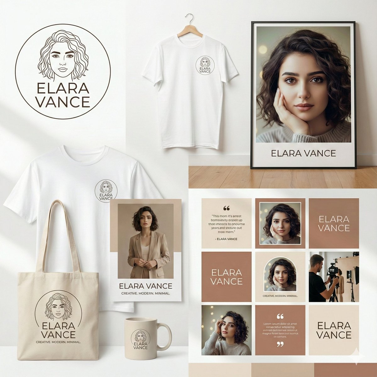 现代个人品牌展示