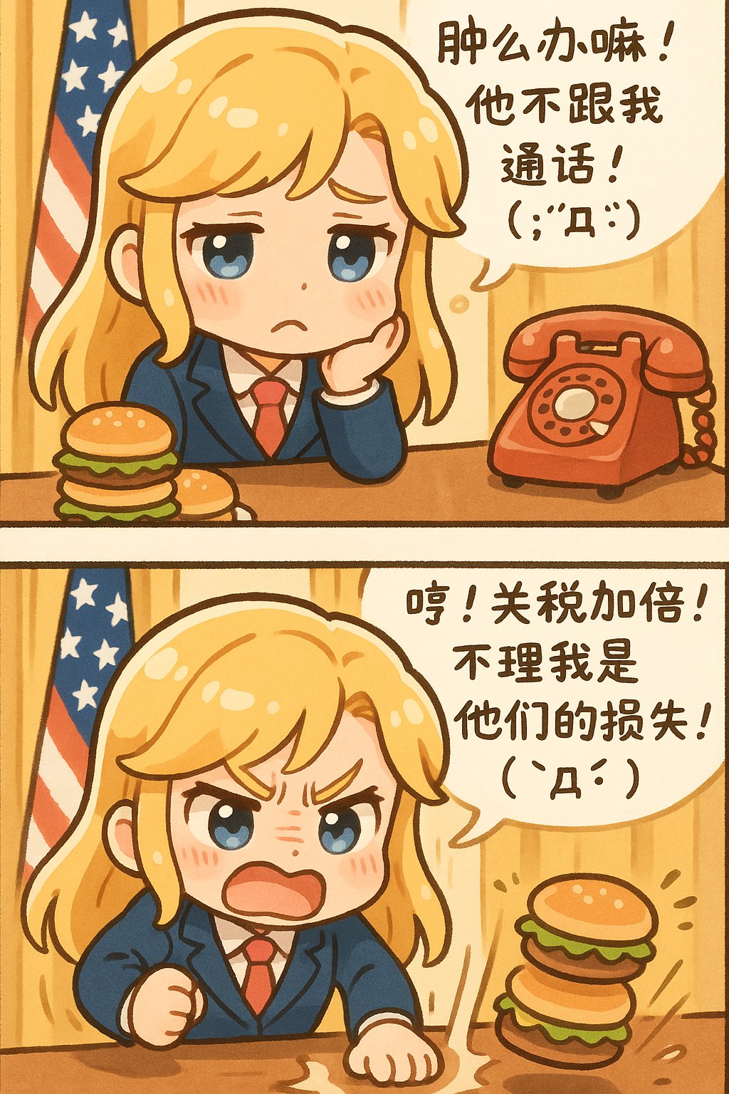 少女总统红温了