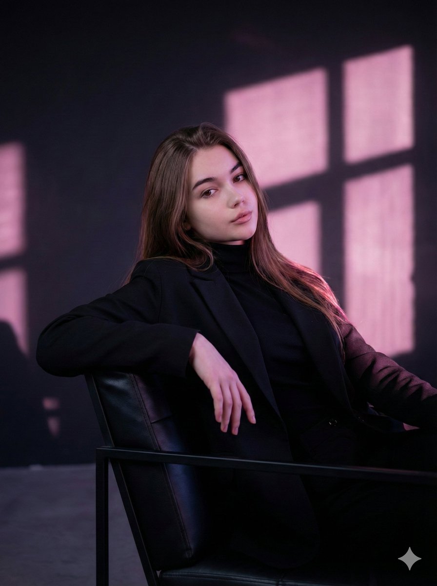 现代室内时尚肖像