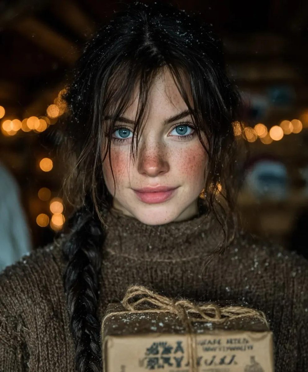 冬日温暖故事肖像