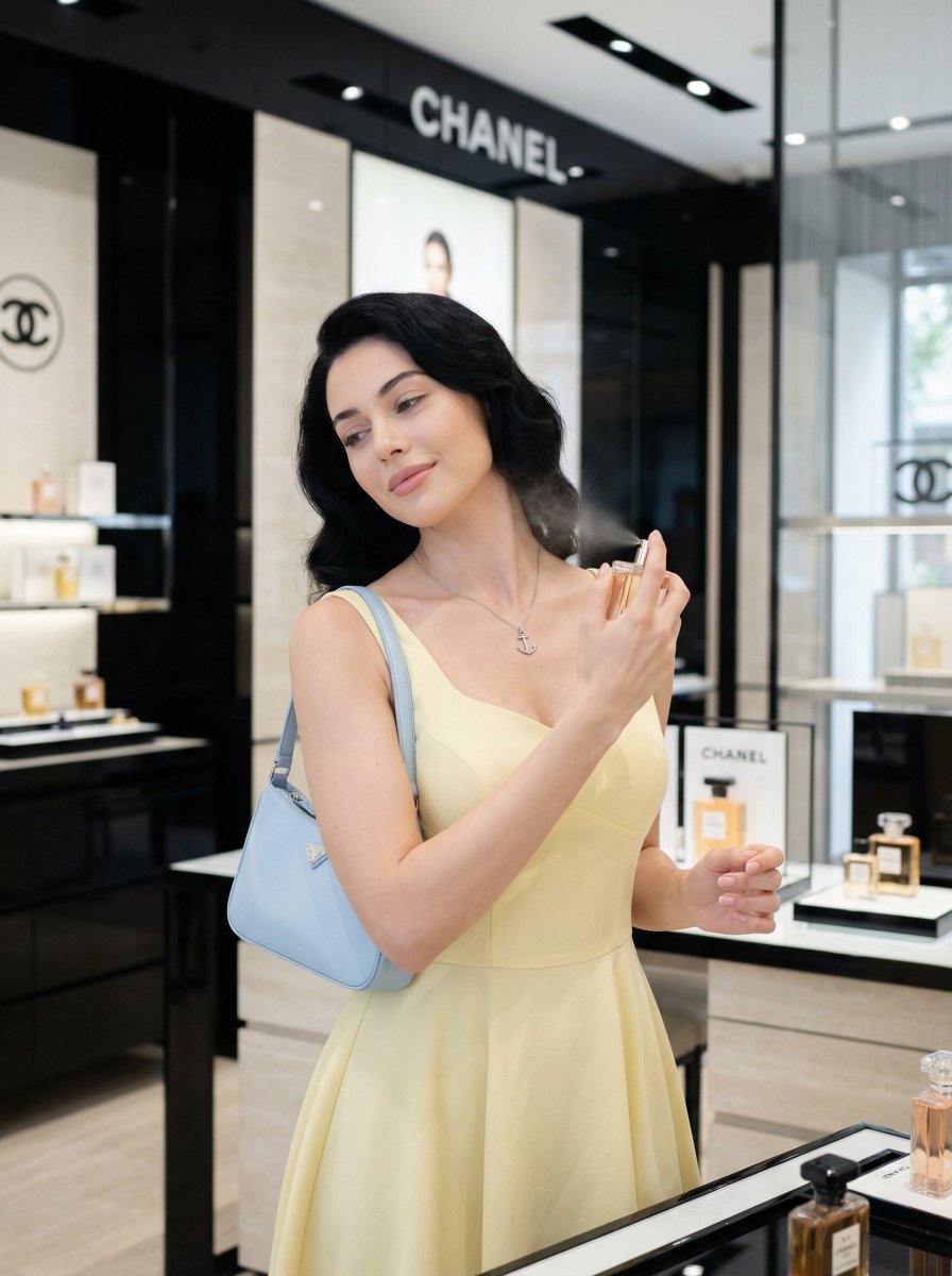 Chanel香水精品店时尚肖像