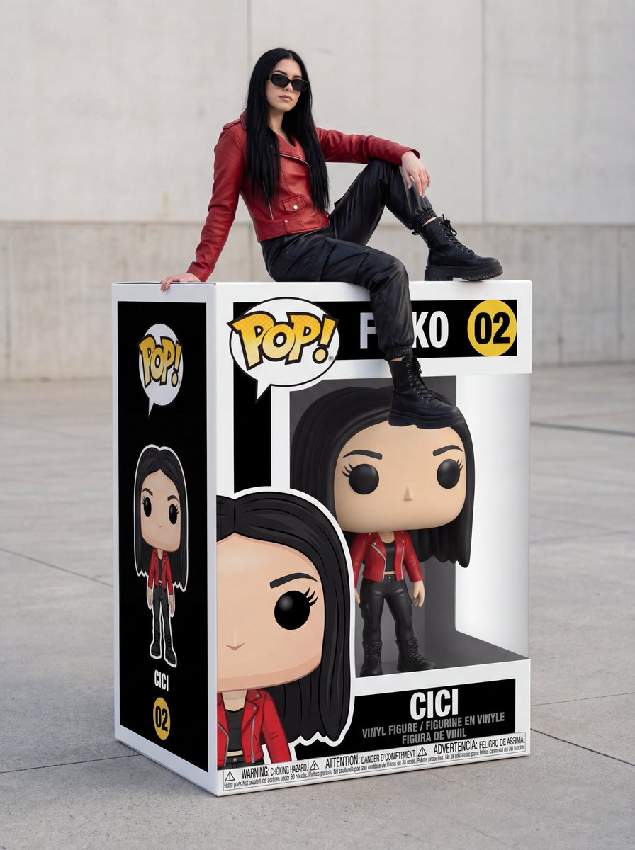 巨型Funko Pop版自己与Nano Banana Pro