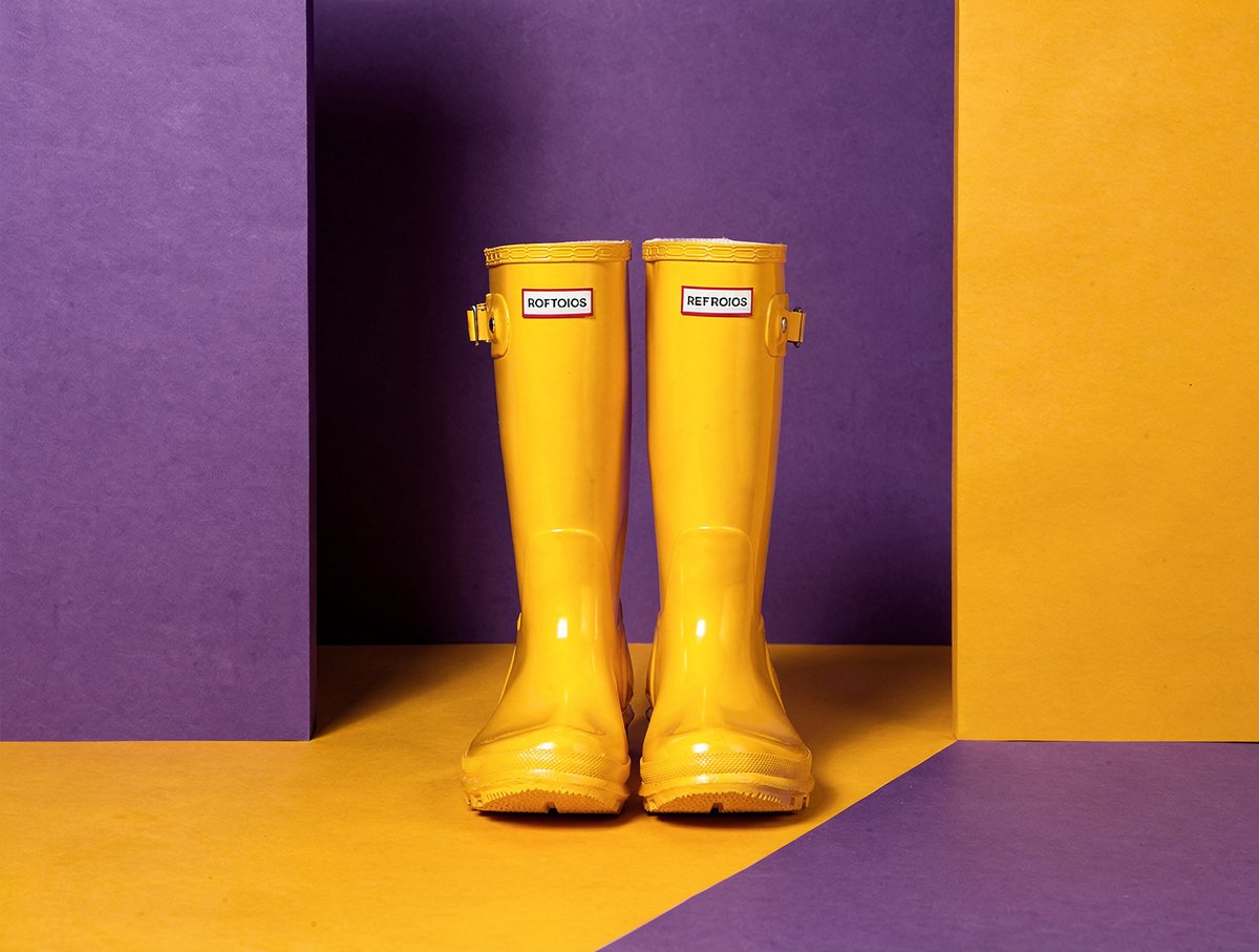 色彩块产品摄影，使用FLUX.2在@AdobeFirefly中