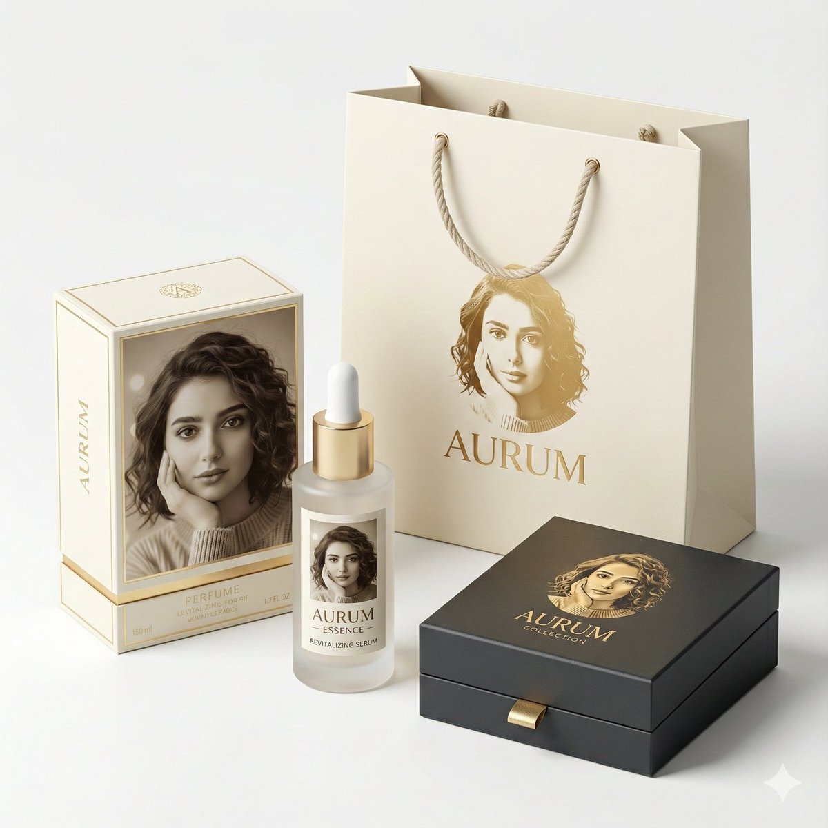 个性化美容产品与我的肖像