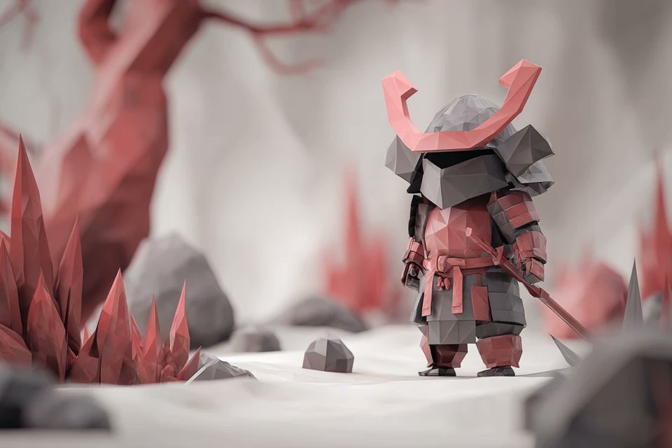 低多边形3D渲染