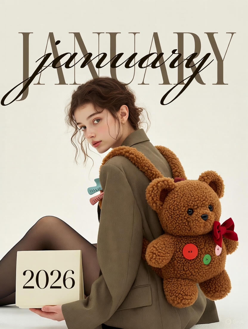 2026年1月：可爱毛茸茸的行囊