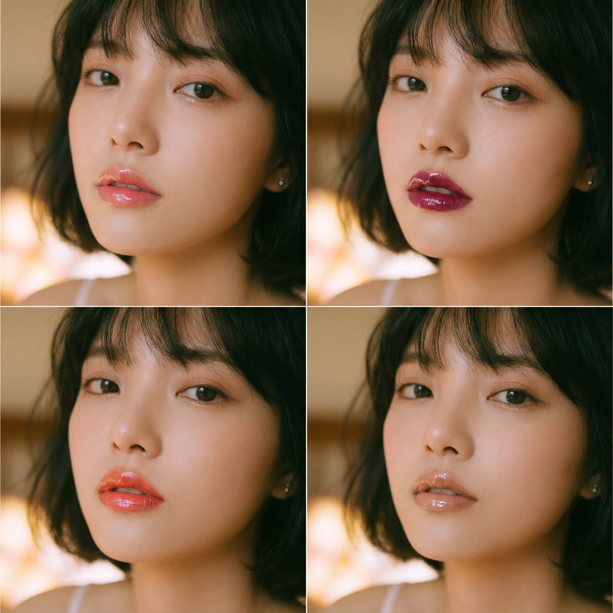 美丽韩国女性的情感叙事拼贴