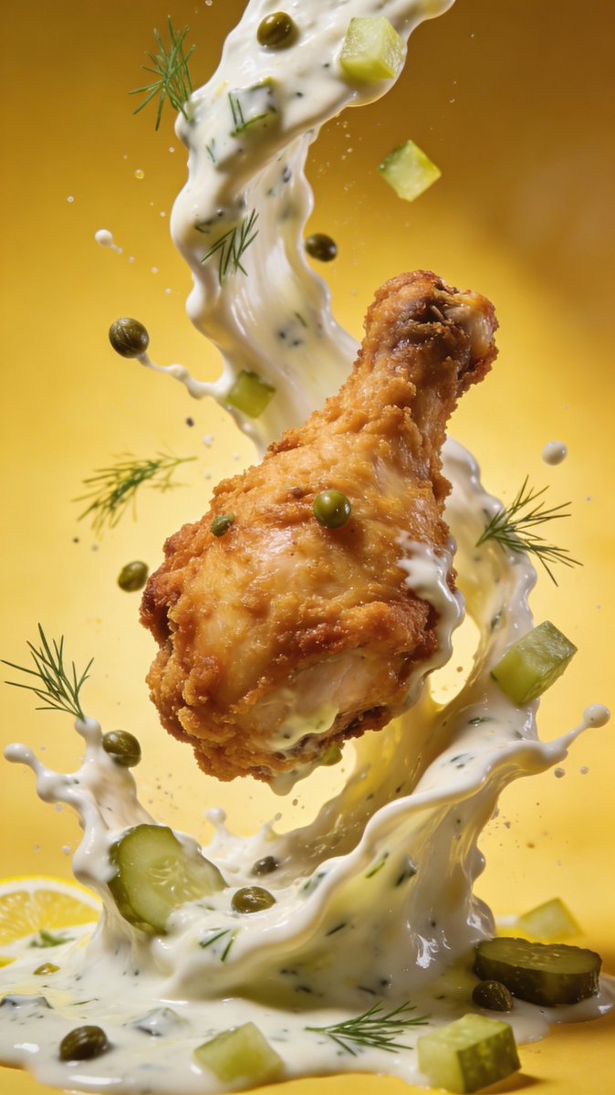 Fried Chicken Thigh Photography Series