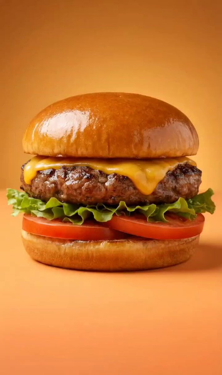 高端商业食品摄影：高级汉堡