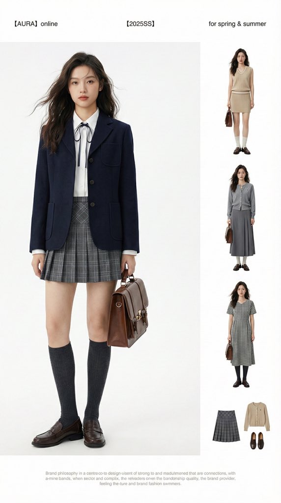 独立女装品牌时装型录