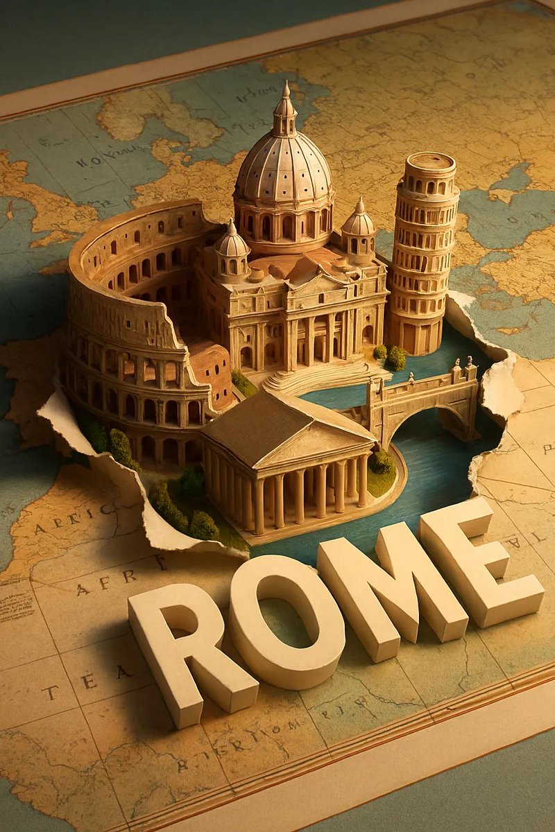 城市迷你3D模型海报