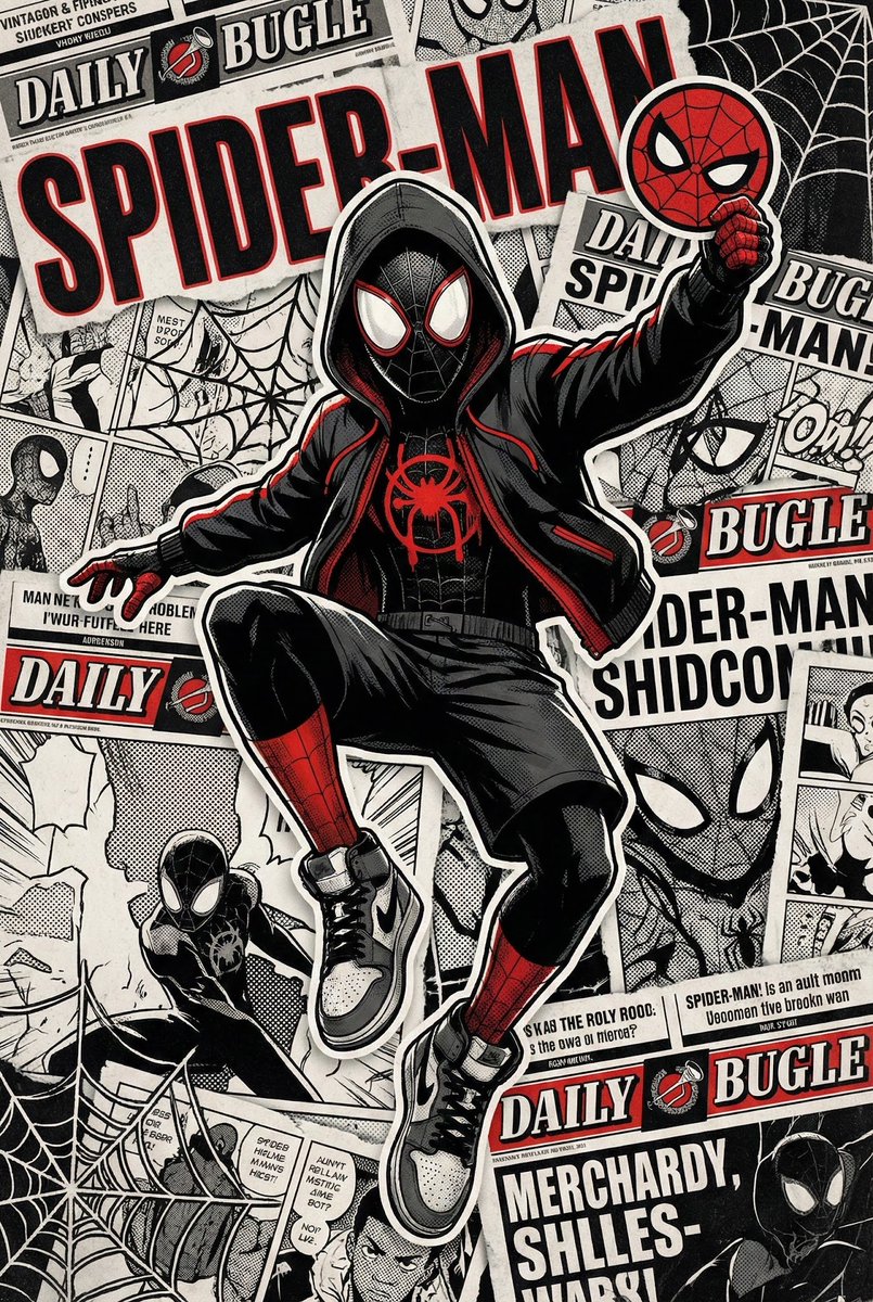 现代街头风Miles Morales蜘蛛侠