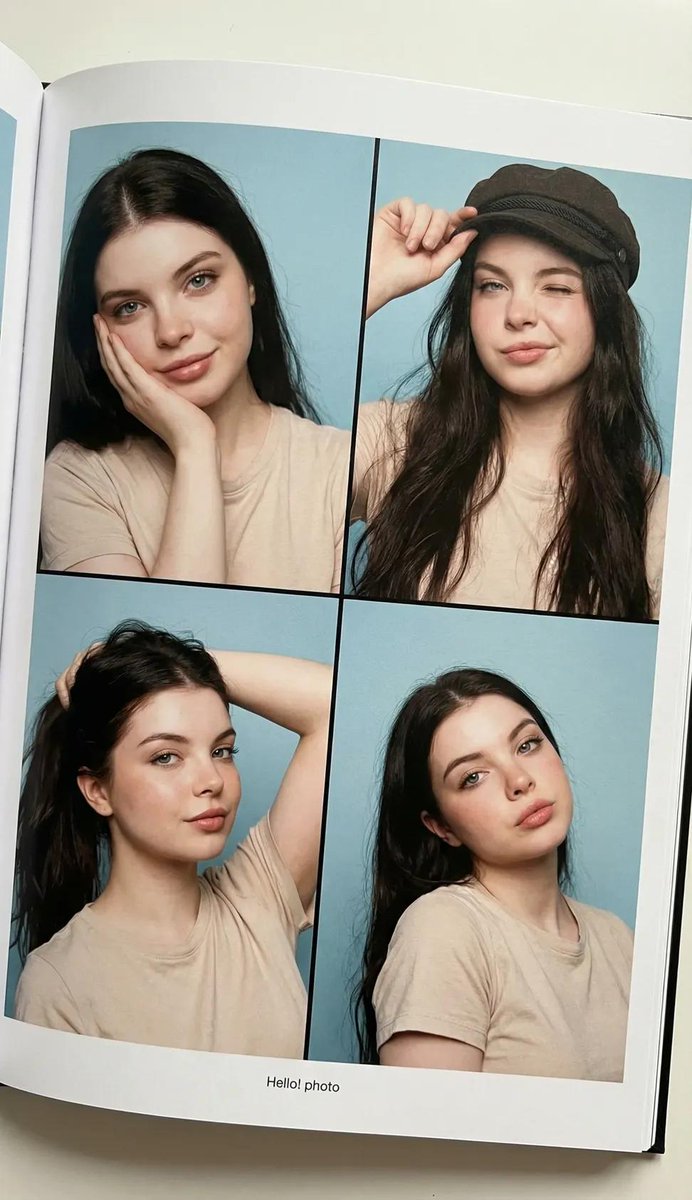 超逼真人像摄影书页