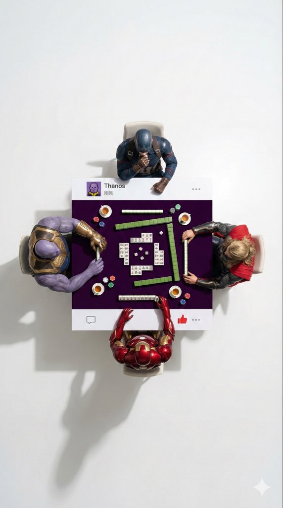 微信朋友圈麻将场景