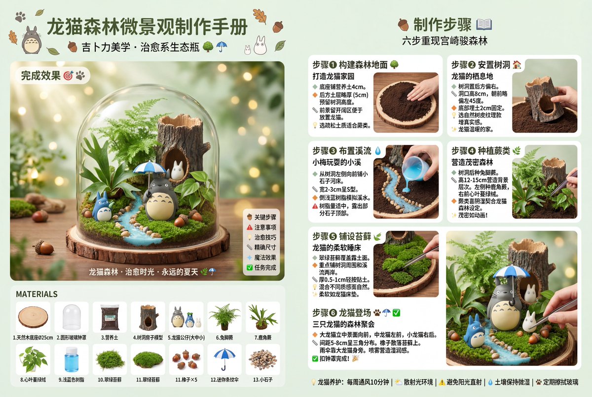 DIY微景观小小英雄