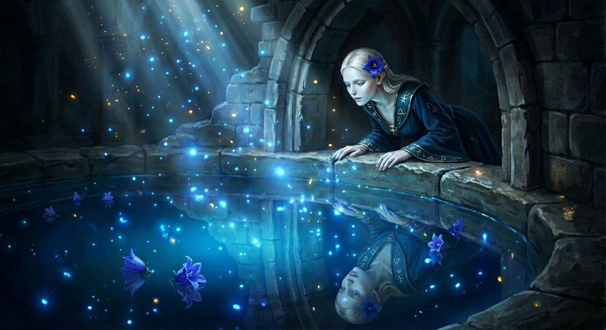 水彩画風セミリアリスティックファンタジーアニメーション