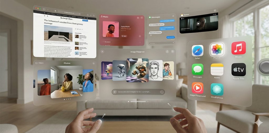 苹果Vision Pro AR世界体验