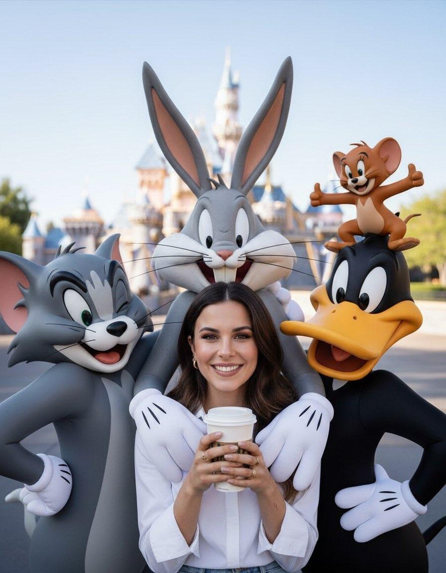 奇幻主题公园快乐生活方式肖像