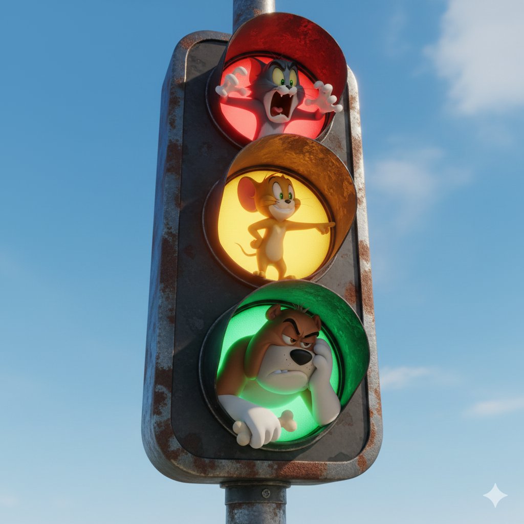 有趣的红绿灯创意