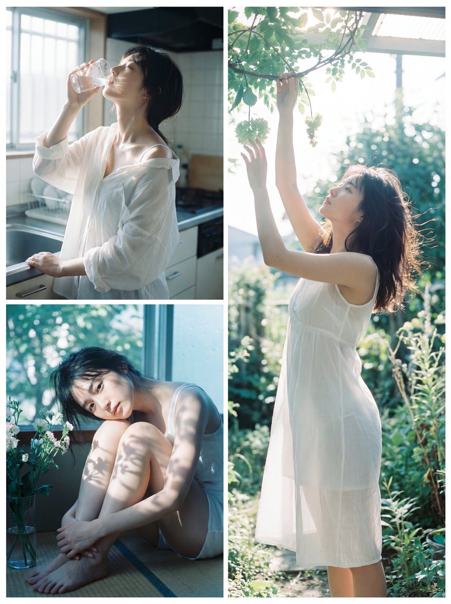 Luminous Breath - Rinko Kawauchi-Inspired Portraiture