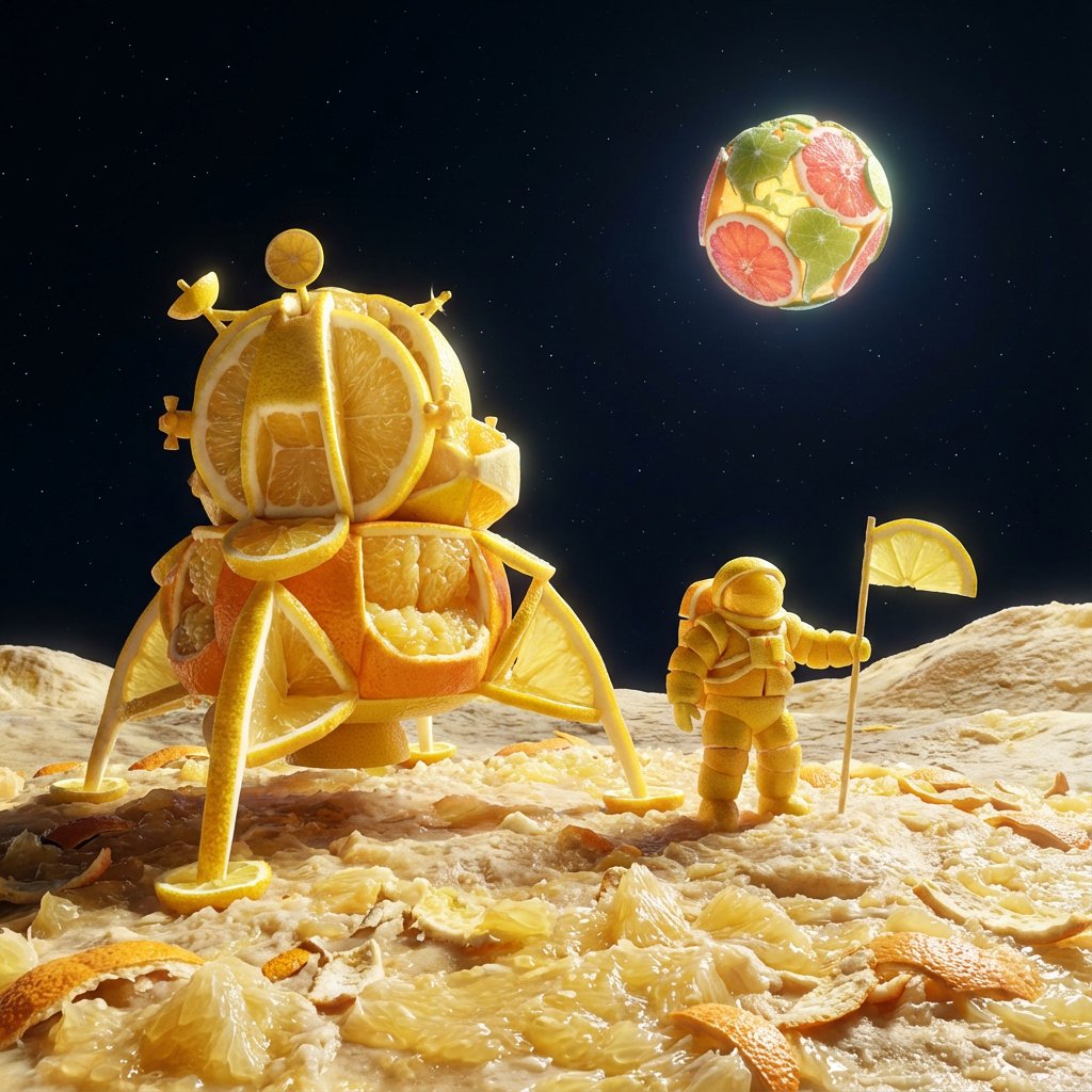 纳米香蕉专业版新提示结构实验：西班牙著名体育场与柑橘效果融合