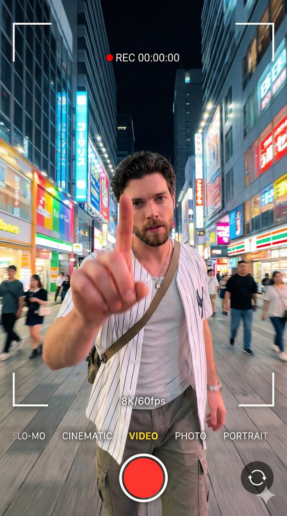 霓虹光影中的生活瞬间