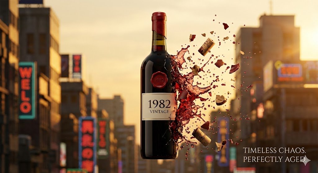 广告用葡萄酒瓶图像