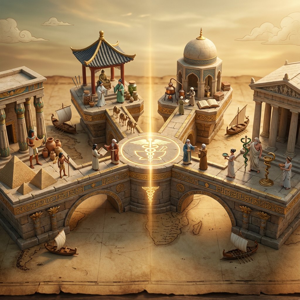 古代文明桥梁结构图