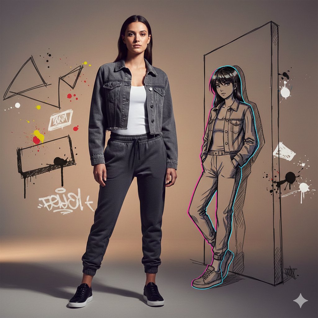 动漫涂鸦工作室肖像