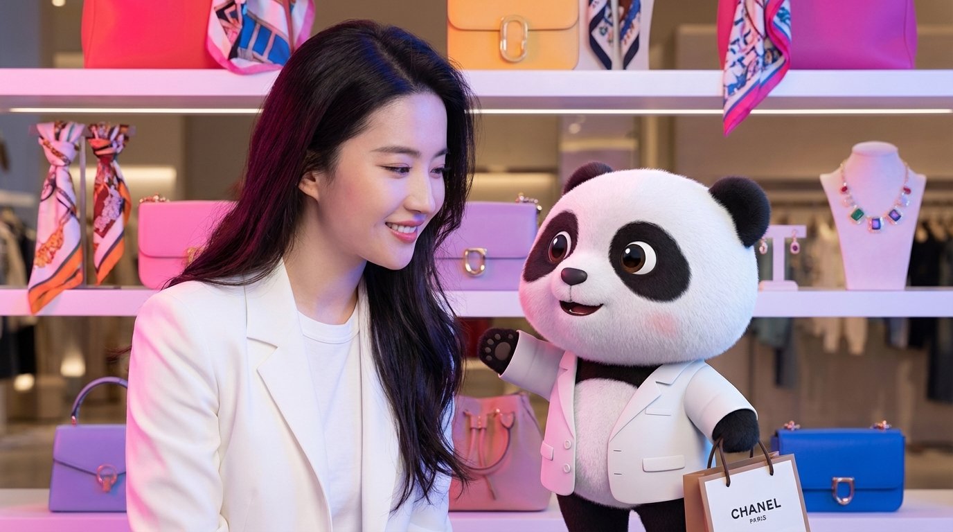 人物与3D吉祥物互动