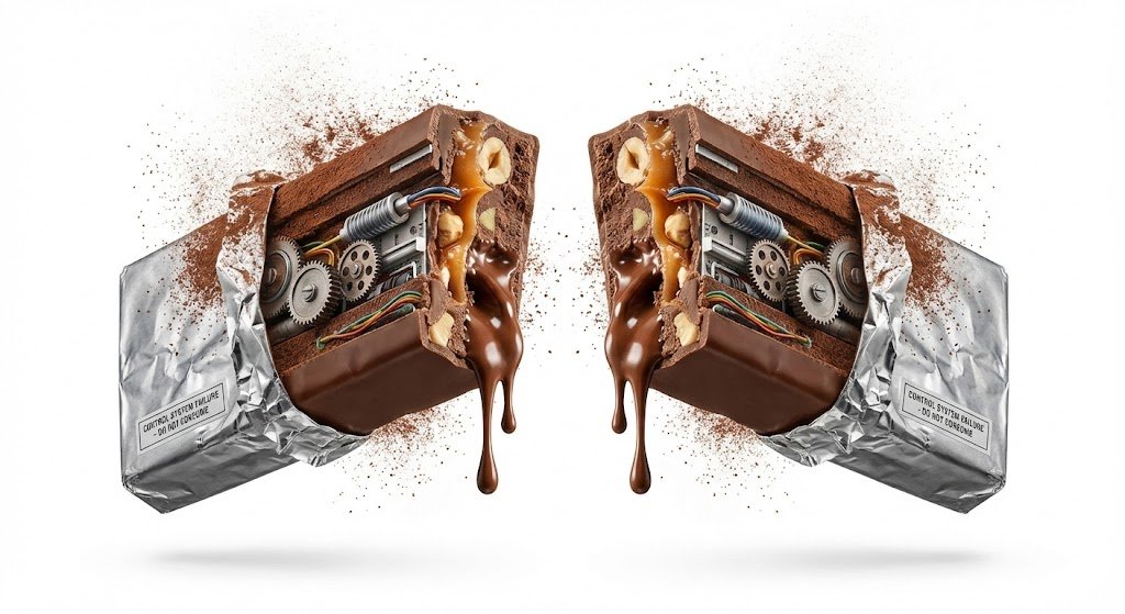 巧克力棒制作过程