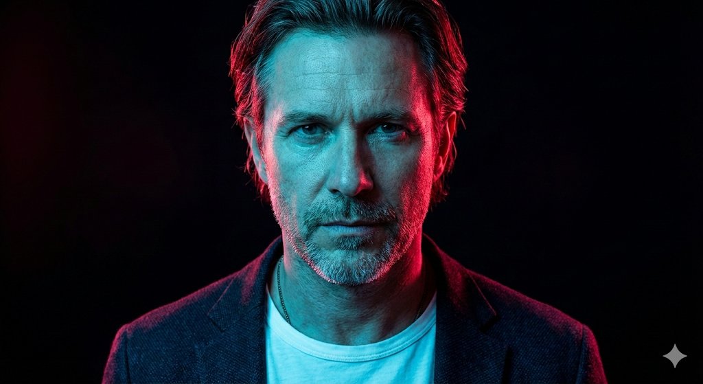 中年男性宝石背景肖像